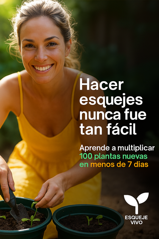 🌱Esqueje Vivo - Multiplica tus plantas en casa + 5 BONUS GRATIS🌱