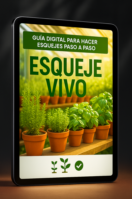 🌱Esqueje Vivo - Multiplica tus plantas en casa + 5 BONUS GRATIS🌱